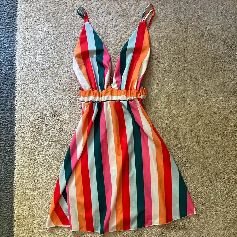 Light airy multicolor dress